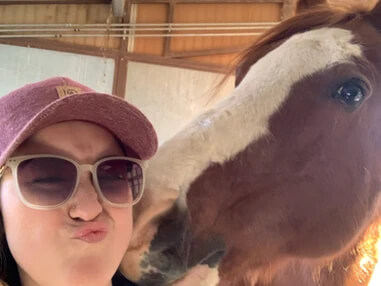 Natalie with Horse 