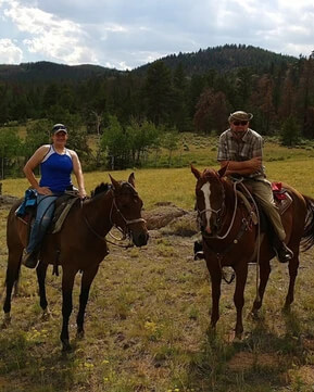 Whitney horse riding 