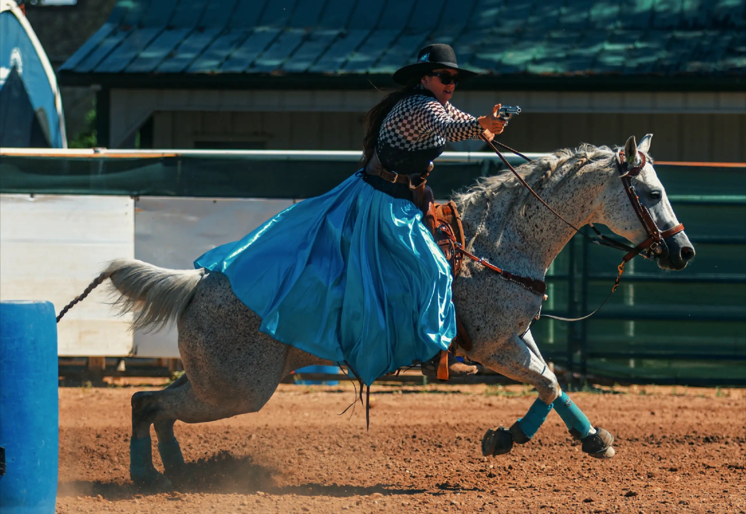 Emily mounted shooting